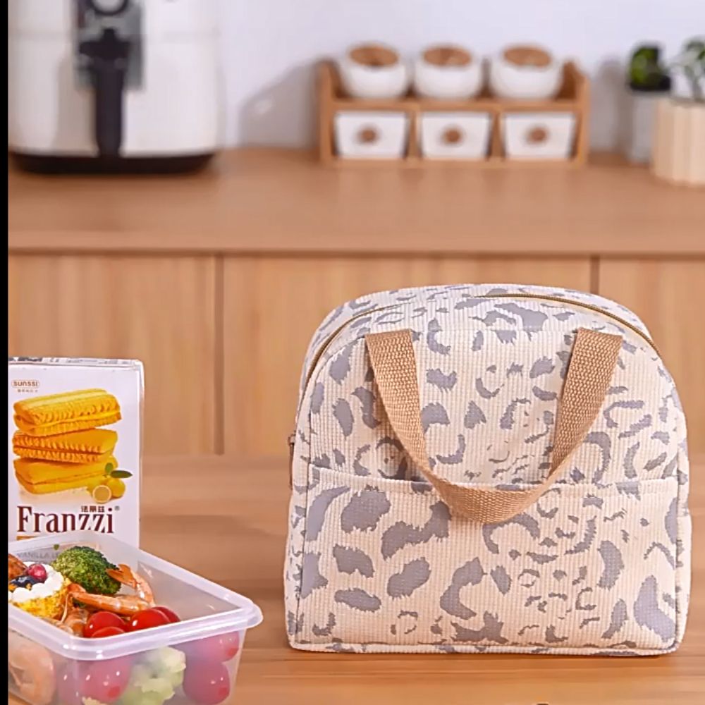 Bolsa de almuerzo térmica portátil para niñas, caja de comida duradera, resistente al agua, nevera para oficina, caja con aislamiento de hielo, bolsa Ins para Picnic y Camping