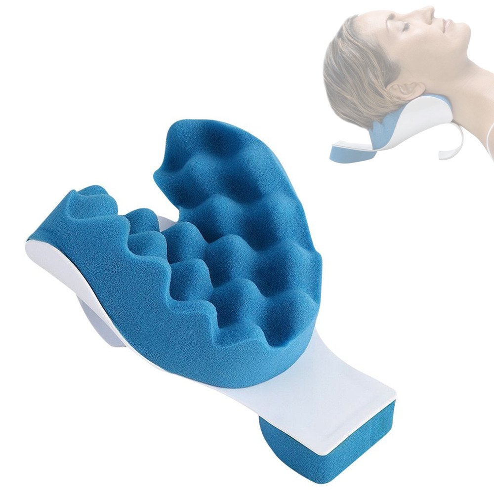 Shoulder Pain Relief Support Pillow and Relaxation Device Memory Sponge Head and Neck Tension Release Pillow