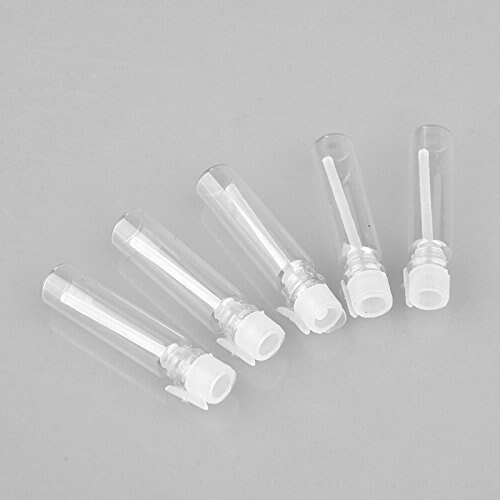 200PCS 1ml 2ml 3ml Perfume Sample Mini Bottle Empty Glass Vials Dropper Container Laboratory Liquid Fragrance Trial Test Tube