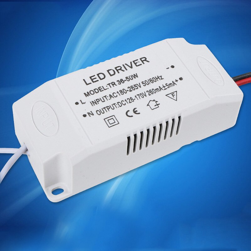 1Pcs External Power Supply LED Driver Electronic Transformer Constant Current LED Driver Electronic Transformer: 36-50W