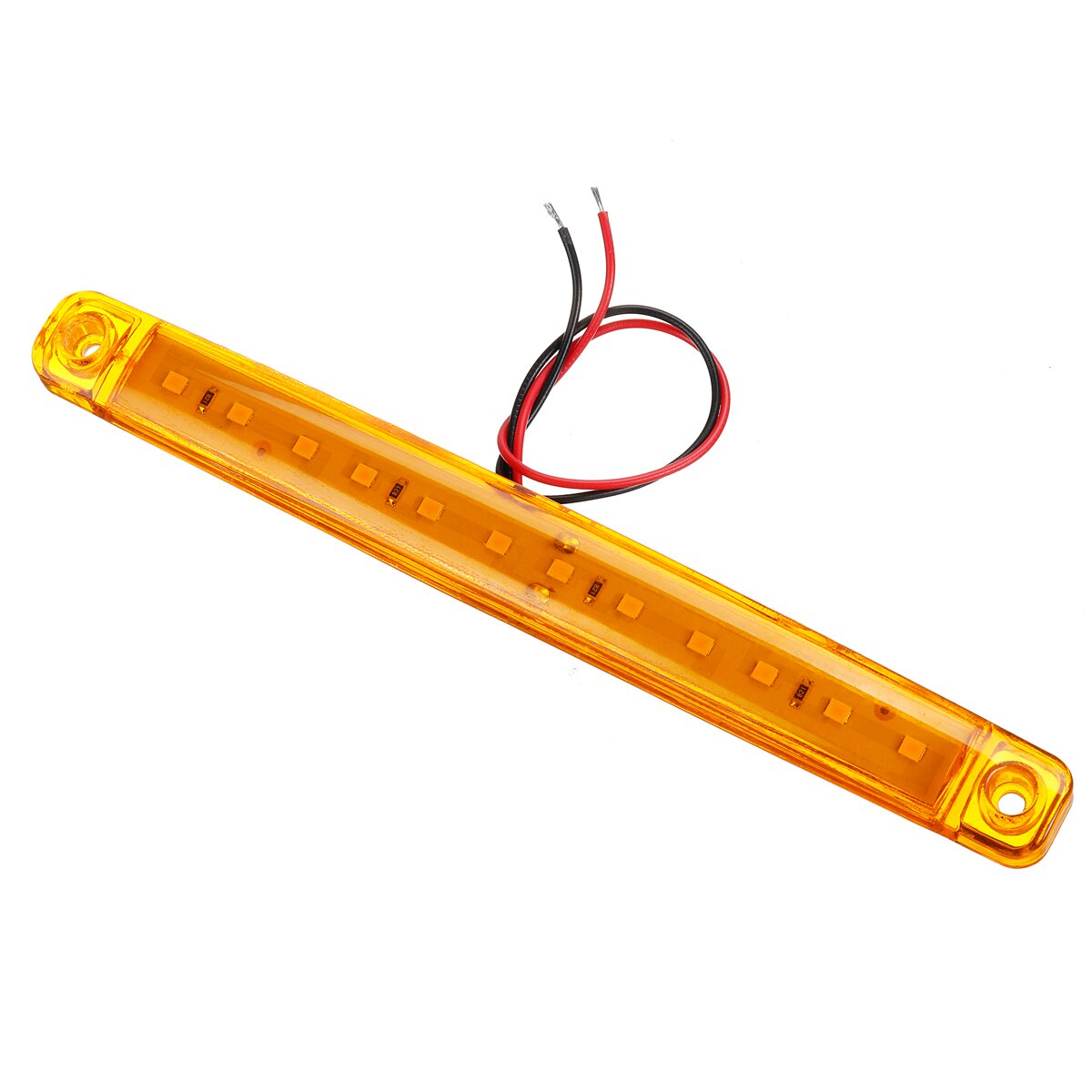 10PCS 12V 24V 12 LED Bus Truck Trailer Truck Lights Side Marker Light Waterproof LED Light Tail indicator Parking Light