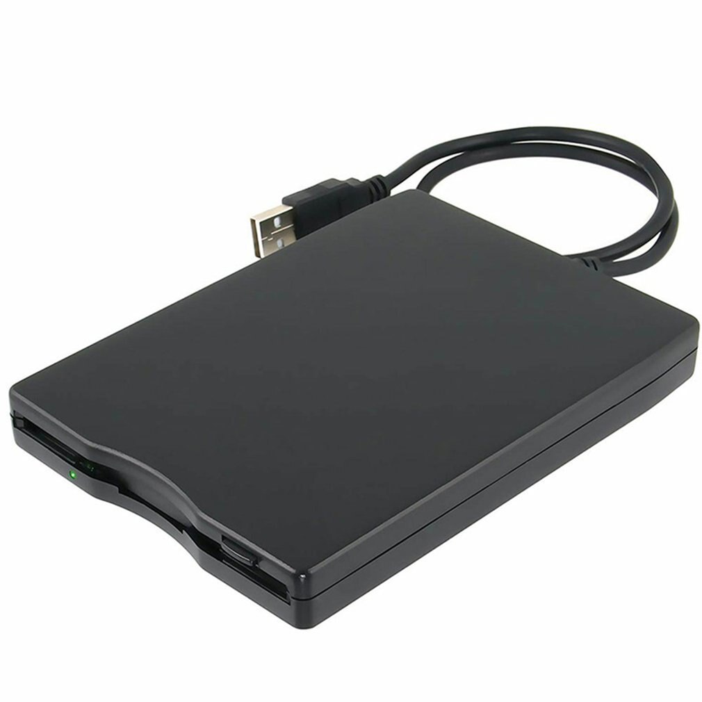 USB Floppy Drive 3.5inch USB External Floppy Disk Drive Portable 1.44 MB FDD USB Drive Plug and Play for PC Windows 10 7 8 Win