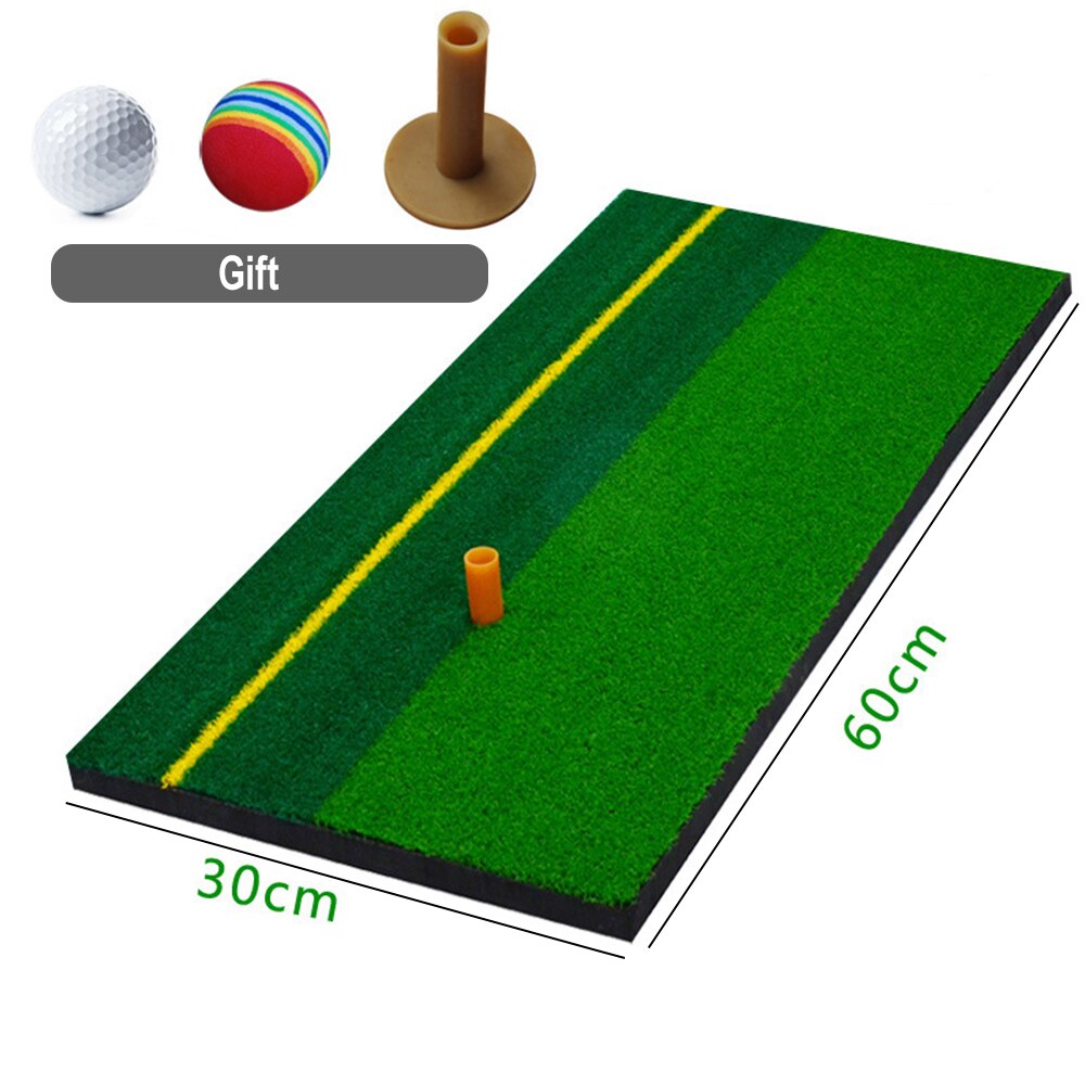 Inomhus 1/2m golf övningsnät tält golf slå bur trädgård gräsmark övningstält golf träningsutrustning mesh utomhus: Matt tee annons boll
