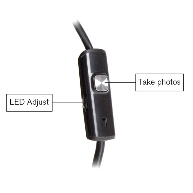 AN97 2w1 Android endoskop 5.5mm obiektyw 6 led 1 m/2 m/3.5 m/5 m/10 m miękki drut twardy wodoodporny OTG Micro USB wąż boroskop inspekcyjny