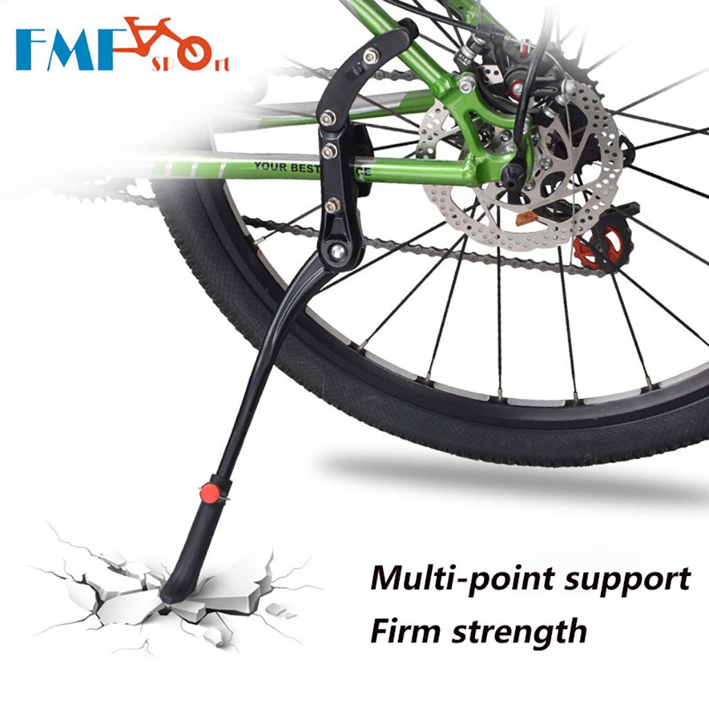 40# Bicycle Accessories Adjustable Bicycle Bike Stand Aluminum Foot Prop Side Kickstand Parking Rack Bicycle Parking Assistance