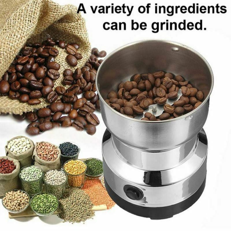 Elektrisk kaffebønnekværn bønnenøddekværn krydderi mat blender multifunktionel hjemmekværn kaffemaskine køkkenværktøj