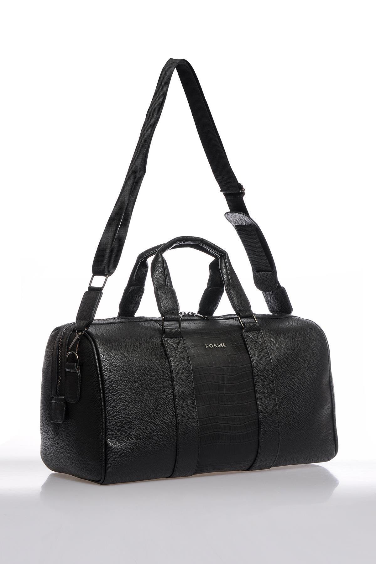 Quality leather original product bag sports wide Fscy064455 Black Unısex Sports Bag And Hand Briefcase