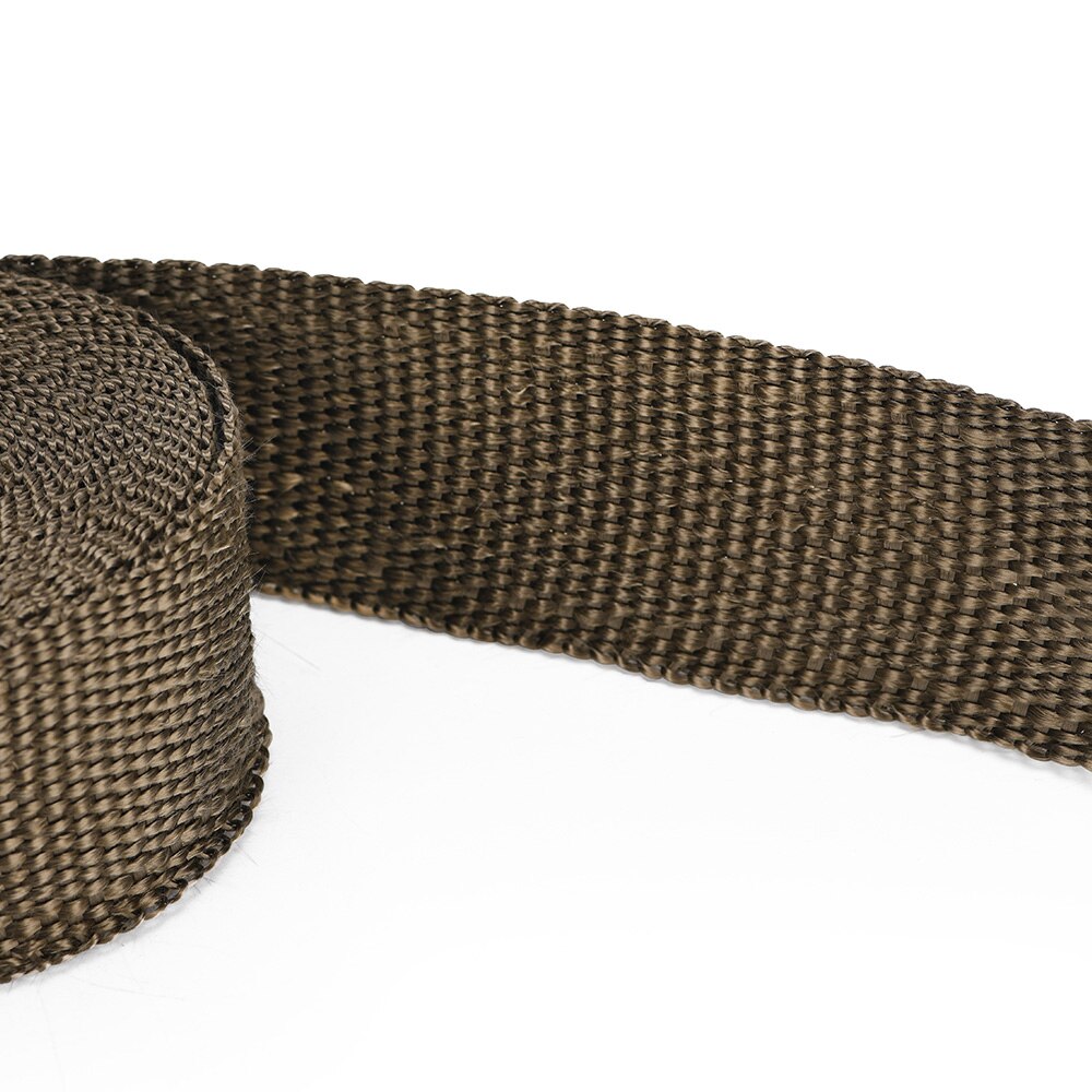 WLR RACING - 5M Premium Exhaust Heat Wrap Manifold Wrap Titanium Lava Fiber + 4 pcs Ties WLR1905T