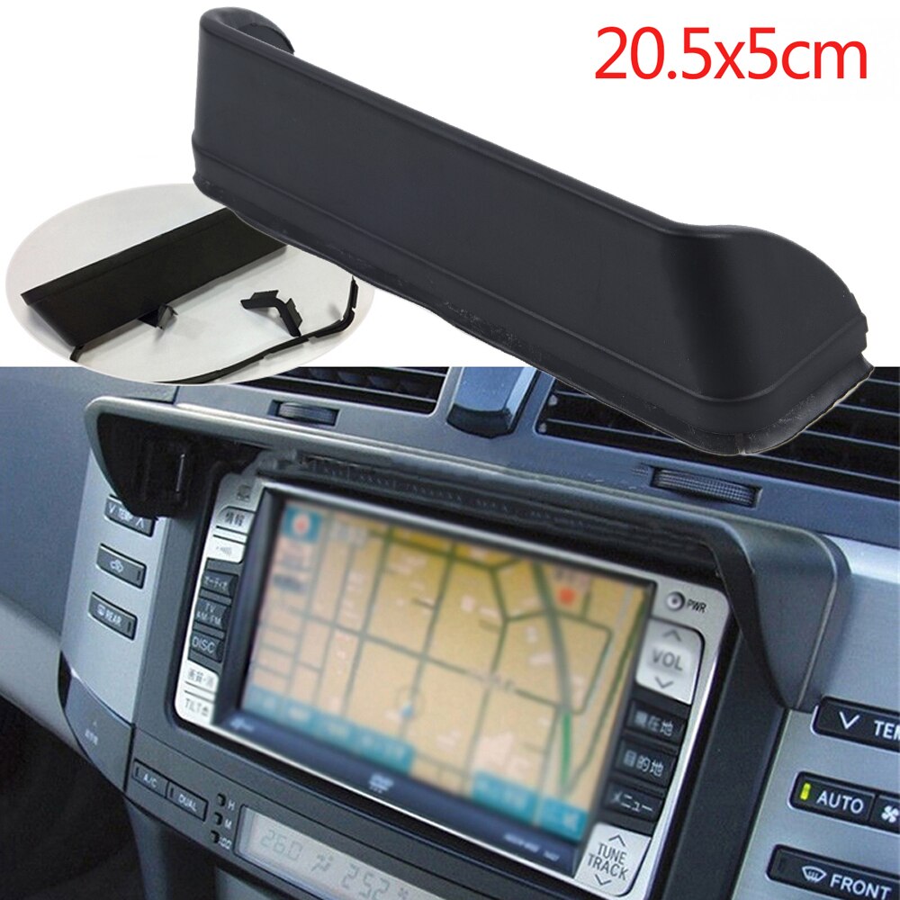 Anti Car Dash Radio Sun Shade GPS Navigation Hood Cap Universal 20.5cm