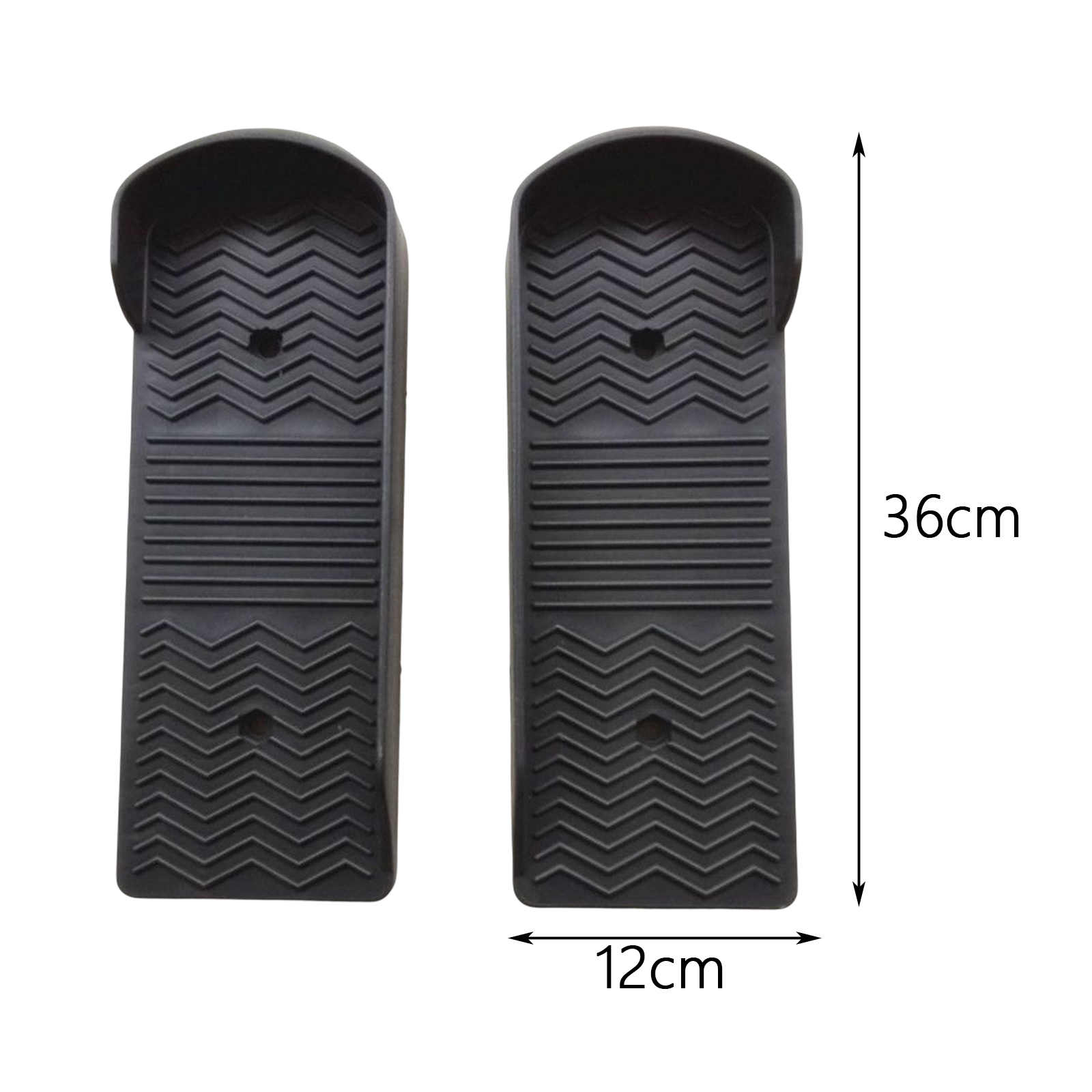 Pedales de entrenamiento elíptico, equipo de Fitness ligero, equipo de repuesto, fácil de instalar, accesorios de Pedal de gimnasio antideslizantes: Negro