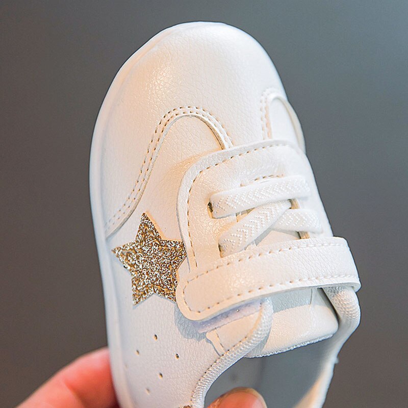 Baby skor sneakers söt stjärna småbarn skor för pojke flicka mjuk bomull anti slip vår sommar baby pojke skor första vandrare