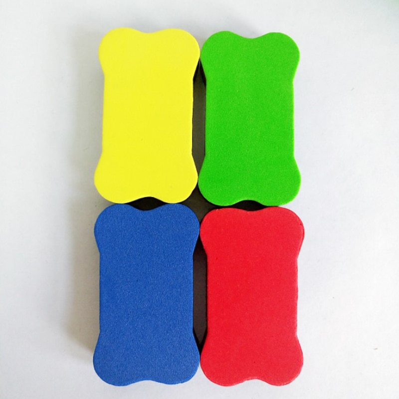 2 st mini ben eva svamp magnetisk whiteboard suddgummi torr radering tavla markör renare krita svart tavla torka skolkontorsmaterial