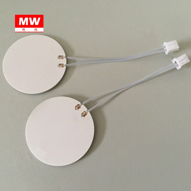 10pcs/Lot MCH Ceramic Heating Sheet High Temperature Heating Plate Round Heater 3.7V 5V 12V 24V 36V