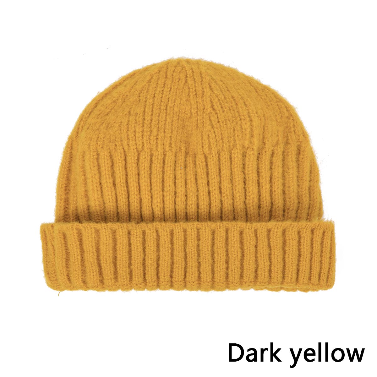Vinter hue til kvinder mænd strikket kort melon hue unisex skullies hue varme vinter herre hatte gorras: F
