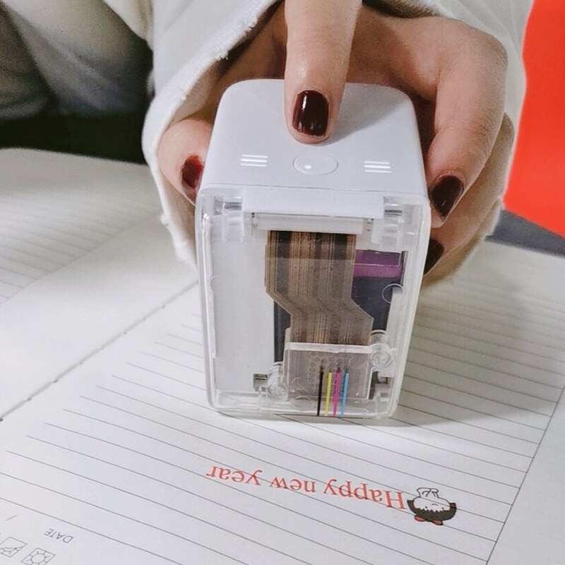 Smartlife Exclusive Printer Cube(Mbrush)-The World's Smallest Mobile Color Printer Logo Print Cool Gadget for Designers