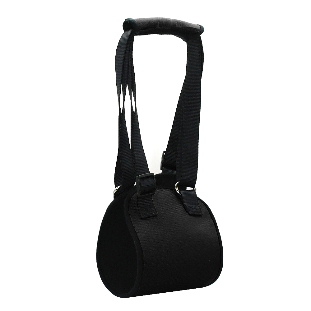 Nylon Dog Lift Harness For Canine Aid Lifting Vest Support Injured Old Pet With Handle For Small Medium and Large Dogs: Black