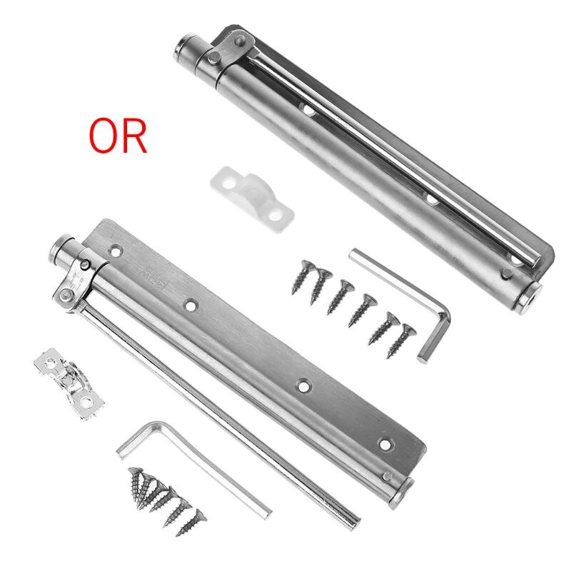 Stainless Steel Automatic Storm Door Closer Adjustable Fire Rated Door Hardware H3CC