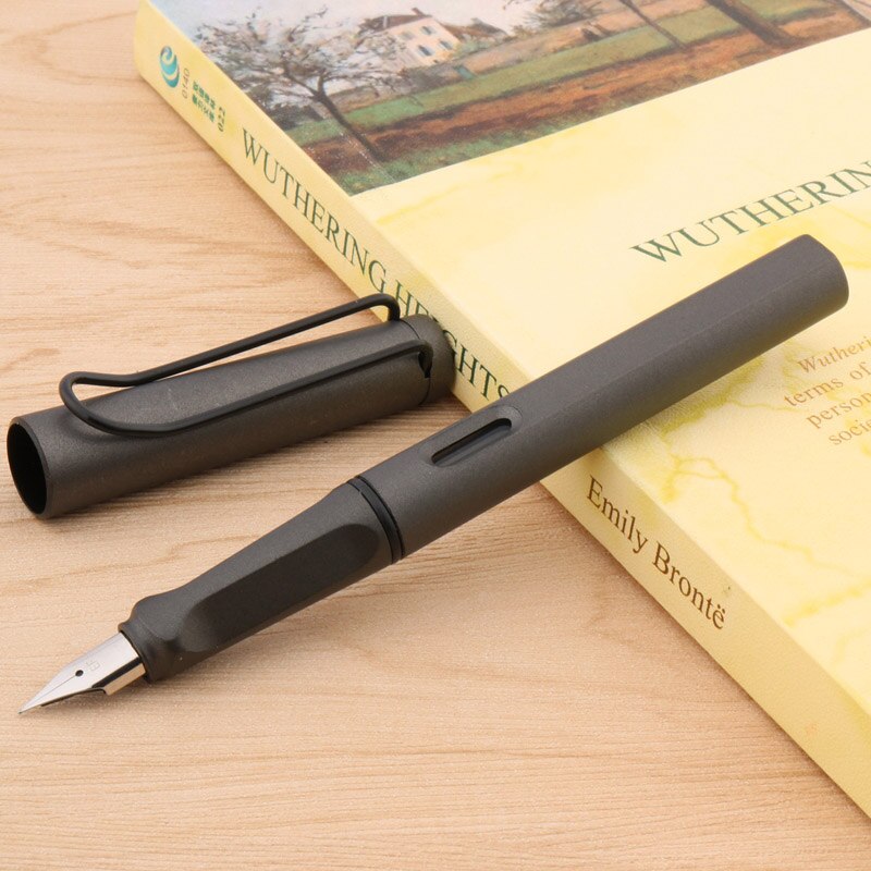 Bolígrafo De Lujo helado de color bonito para oficina, , pluma estilográfica gris mate EF de 0,38mm, bolígrafos de papelería de nueva tinta, suministros de oficina