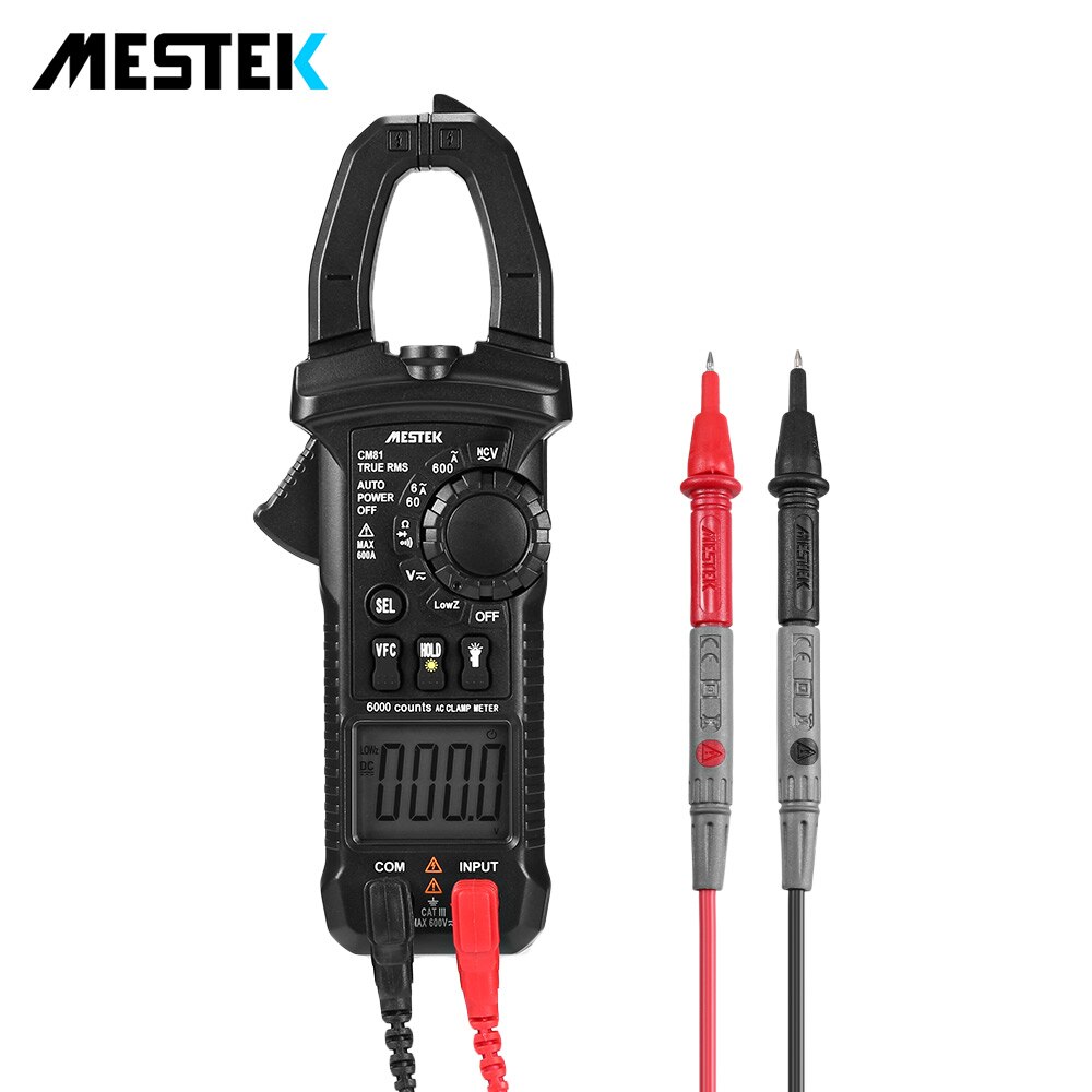 Mestek CM80/CM81 digital clamp meter pinza digital multimetre pince multimeter current clamp dc
