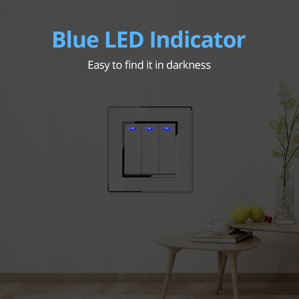 Wallpad Vertical Install 86*172mm White Acrylic Panel Wall Light Switch USB Charge EU Socket Outlet 4 5 6 7 8 Gang 2 Way Reset