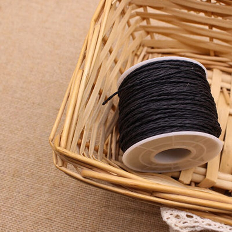 5 Roll 30Meter Natuurlijke Raffia Stro Garen Voor Zomer Hand Knit Haak Hoed Handtas Manden Breien Materiaal Kleurrijke Draden: 13