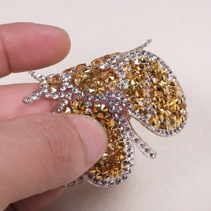Prachtige Strass Patches Applicaties Voor Kleding Mooie Bee Decor Voor Kids T-shirts DIY Iron Sticker Voor Kleding