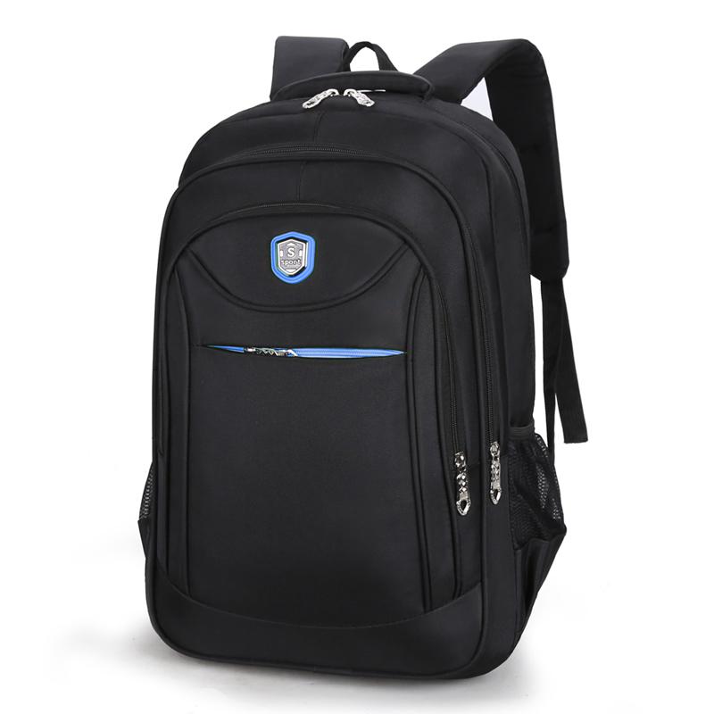 Krasbestendig Waterdichte Mannen Rugzak Oxford Zakelijke Laptop Rugzak Mannelijke Leisure Schouder Mochila Reizen Notebook Knapzak: Blue