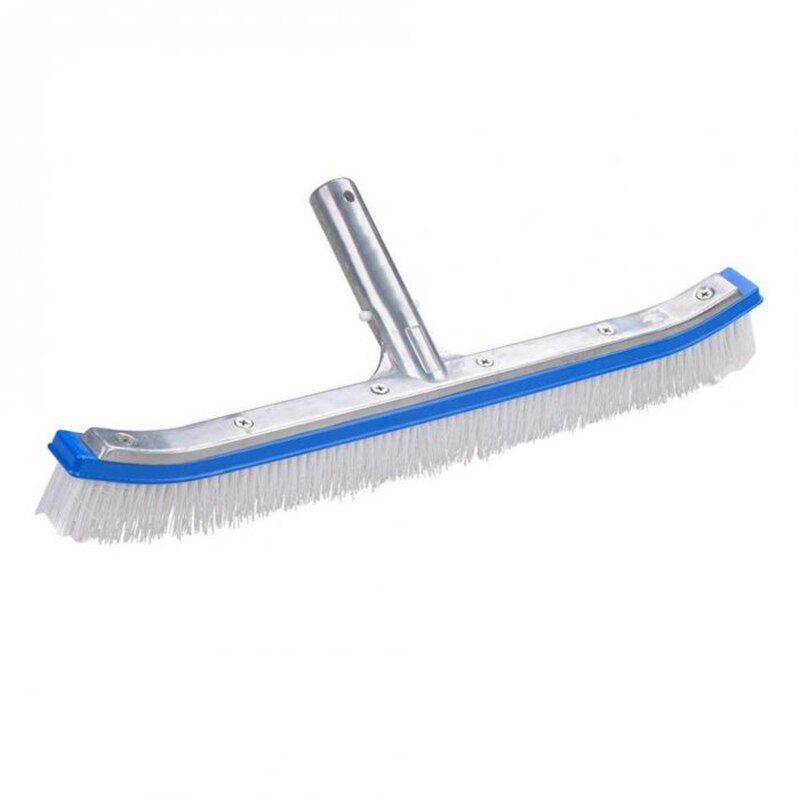Durable Swimming Pool Brush Pool Floor Wall Cleaning Tool Pool Broom Algae Remover Scrubber Cleaning Brush Head Cleaner Tool: 18inch Plastic AL