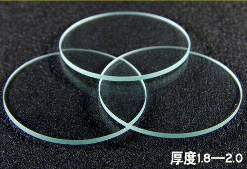 5PCS Glass Lens Flat Lens Torchy Lens for Flashlight Lamp Glass 40-60mm Thickness 2mm Glass Lens
