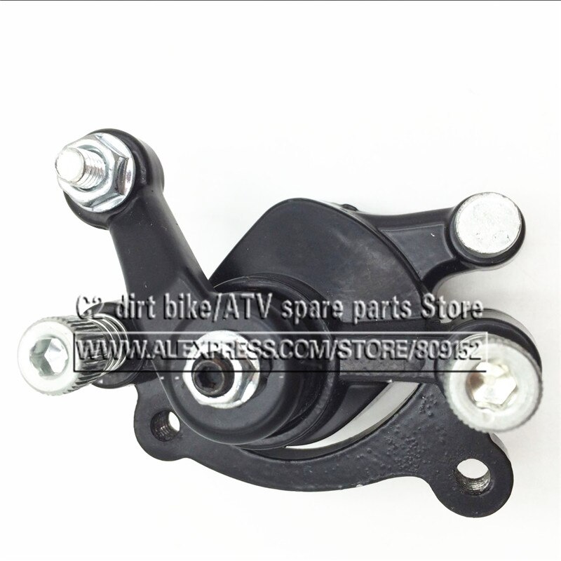 Remschijf Remklauw Voor 47cc 49cc Pocket Mini Bike Motorcycle Motocross Kid Baby Crosser Achterrem voor Elektrische Sccoter: Black Rear