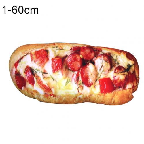 Creativo 3D Simulare prosciutto Burro di Sesamo Pannello Modello di Bambola di Pezza Bambini Regalo di Nuovo Cuscino Complementi Arredo Casa: 60cm Ham Bread