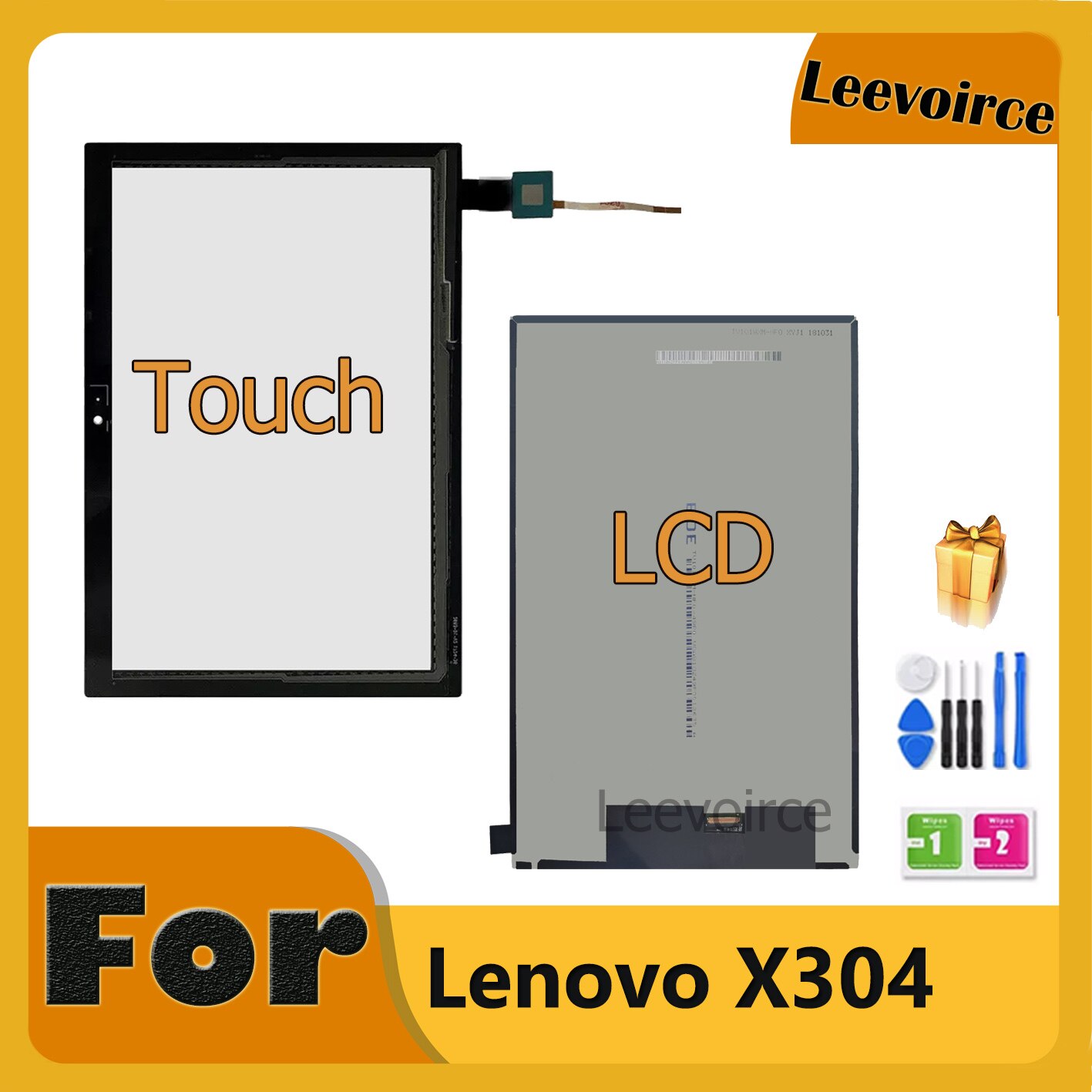 10.1&quot; For Lenovo Tab 4 TB-X304L TB-X304F TB-X304N/X X304 LCD Display WIith Touch Screen Panel Digitizer Assembly Replacement