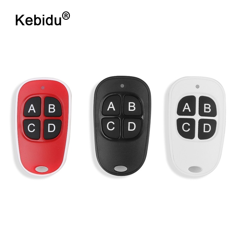 Kebidu 4 kleuren Draadloze 433Mhz Afstandsbediening Copy Code Remote 4 Kanaals Elektrische Klonen Gate Garagedeur Auto sleutelhanger