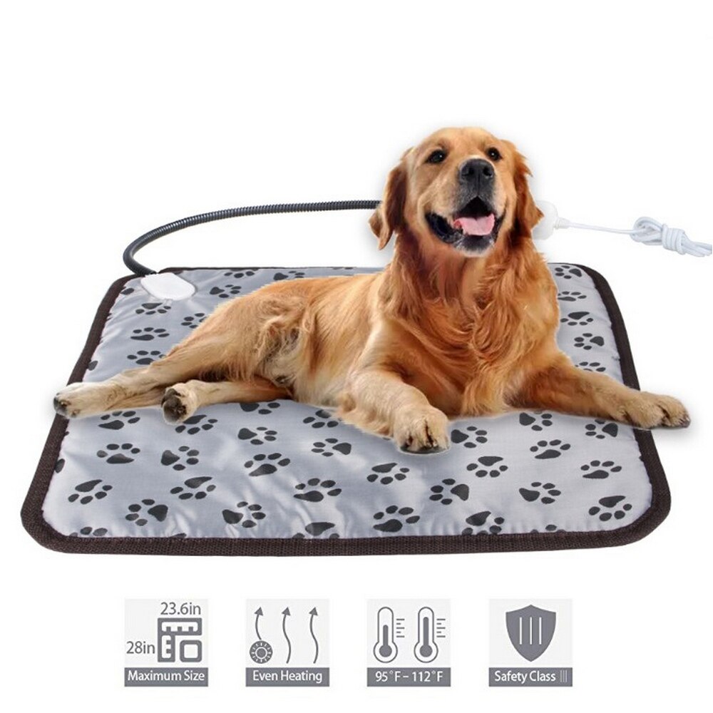 Huisdier hond kat elektrische warmtedeken waterdicht temperatuur instelbaar huisdier deken herfst winter warmer kussen verwarming accessoires