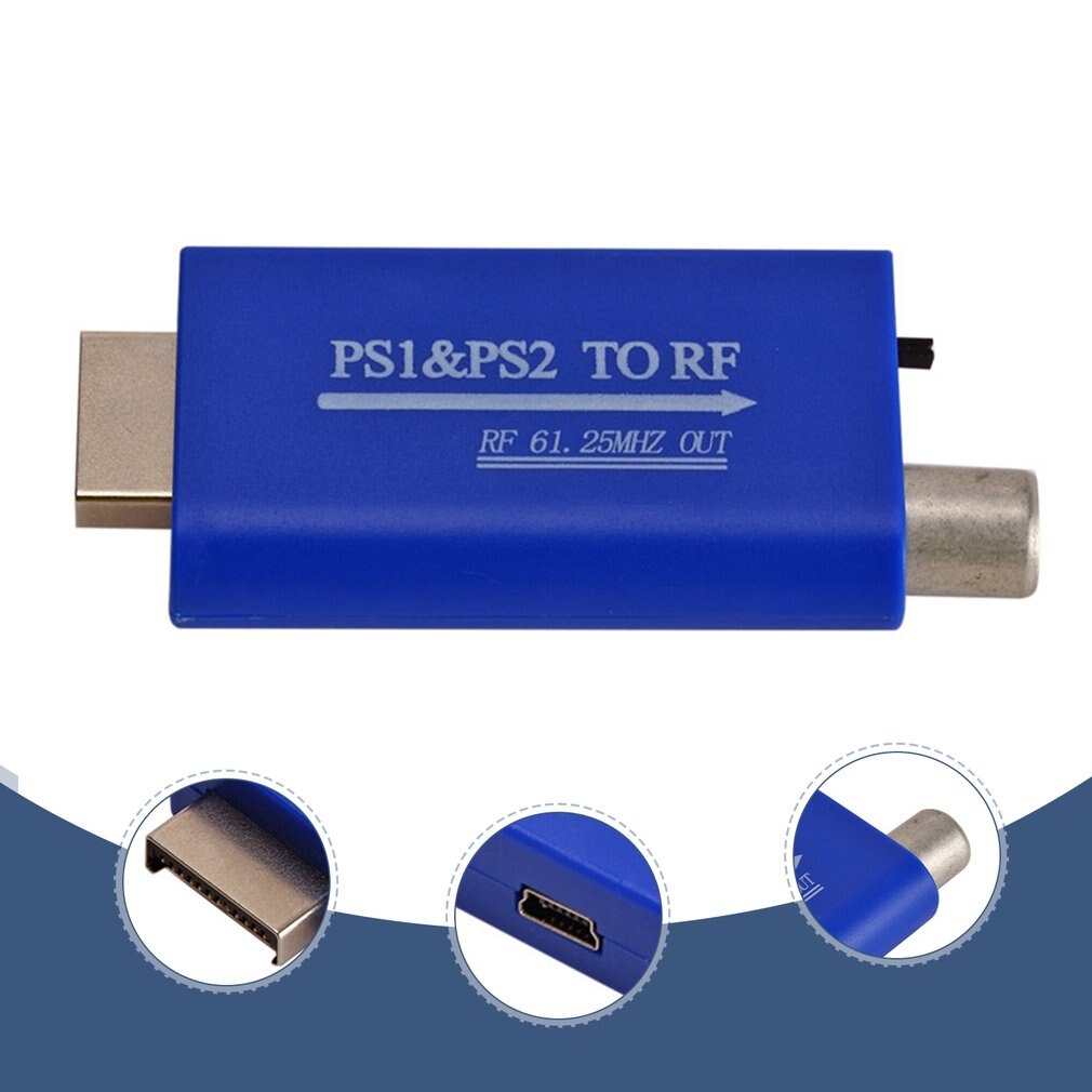 Television Closed Circuit Signal Rf Converter For PS1 For PS2 To RF High Frequency Output Signal Radio Freqency Conversion