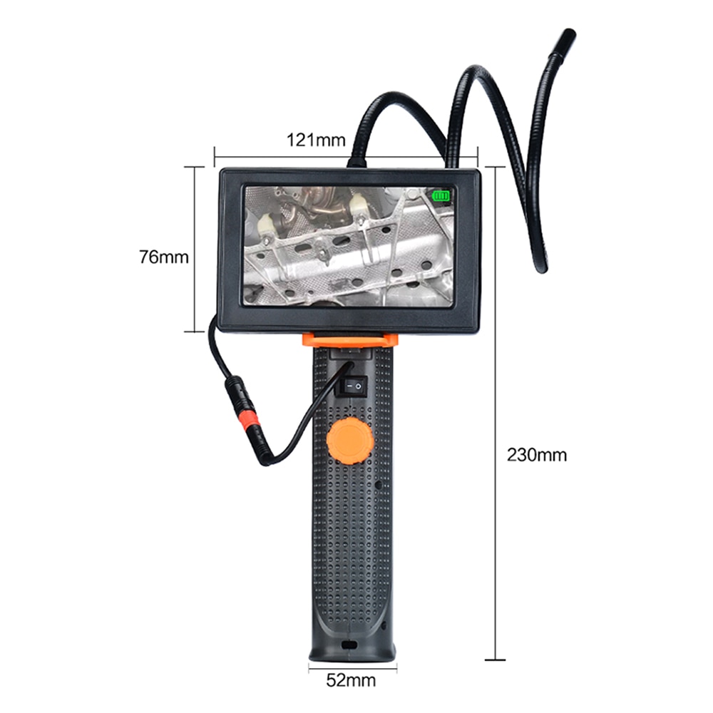 Industrial Endoscope 4.3in Large Screen Definition Display Micro-Inspection Camera Industrial Vehicle Pipeline Air Conditioner