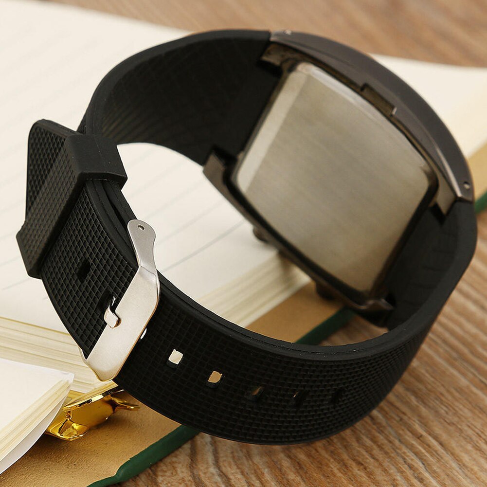 Men Watch LED Electronic Watch Aviation Pilot Speedometer Sports Car Meter Dial Digital Wrist Watch horloges mannen