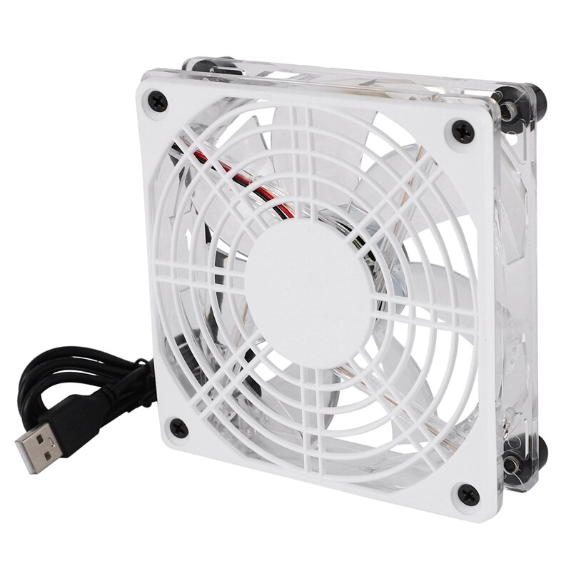 Usb 5V Led Cooling Fan Wifi Router Holder Cooler Tv Set-Top Box Support Heatsink Fan For Computer/Pc Pet Box Radiator