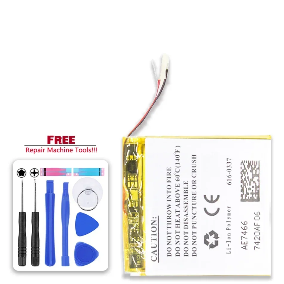 Batteri nano 2 nano 3 nano 4 nano 5 nano 6 nano 7 til eple ipod nano 3 3rd 3th 3 gen 4th 5th 6th 7th mp3