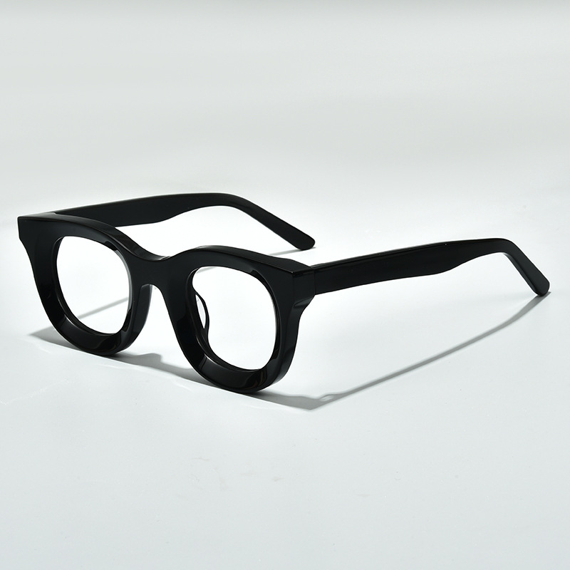 Acétate hommes Vintage rond lunettes optiques cadre lunettes optiques de luxe japonais à la main lunettes hommes