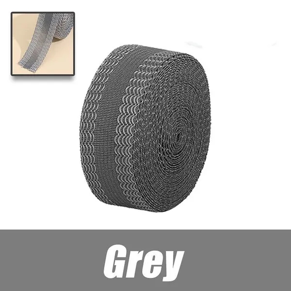 5M Zelfklevende Broek Plakken Opstrijkbare Zoom Tape Broek Benen Rand Reparatie en Verkort Gereedschap DIY Naaien Stof Kleding Accessoires: L / Light Grey