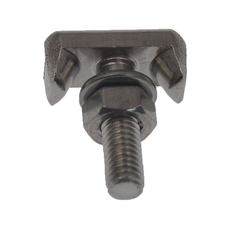 2 stk batterikabel terminal kontakter bil t-bolt rustfritt stål batterier kabler koblinger erstatte 19116852