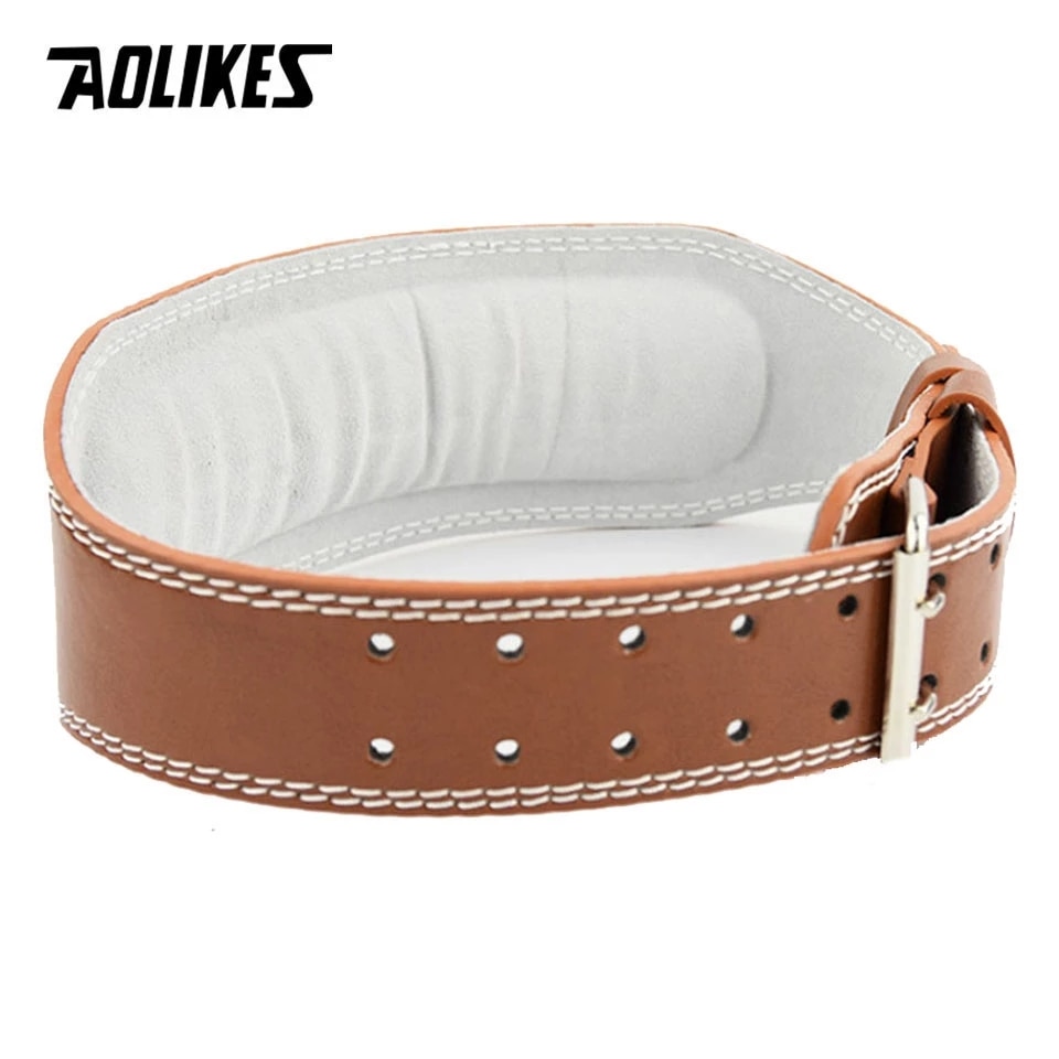 AOLIKES Wide Weightlifting Belt Bodybuilding Fitness belts Barbell Powerlifting Training waist Protector gym belt for back