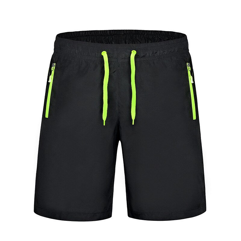 M-4XL Size Running Shorts Quick Dry Beach Fitness Gym Short Pants Quick Dry Outdoor Jogging Elastic Shorts Outdoor Tools: Green / L