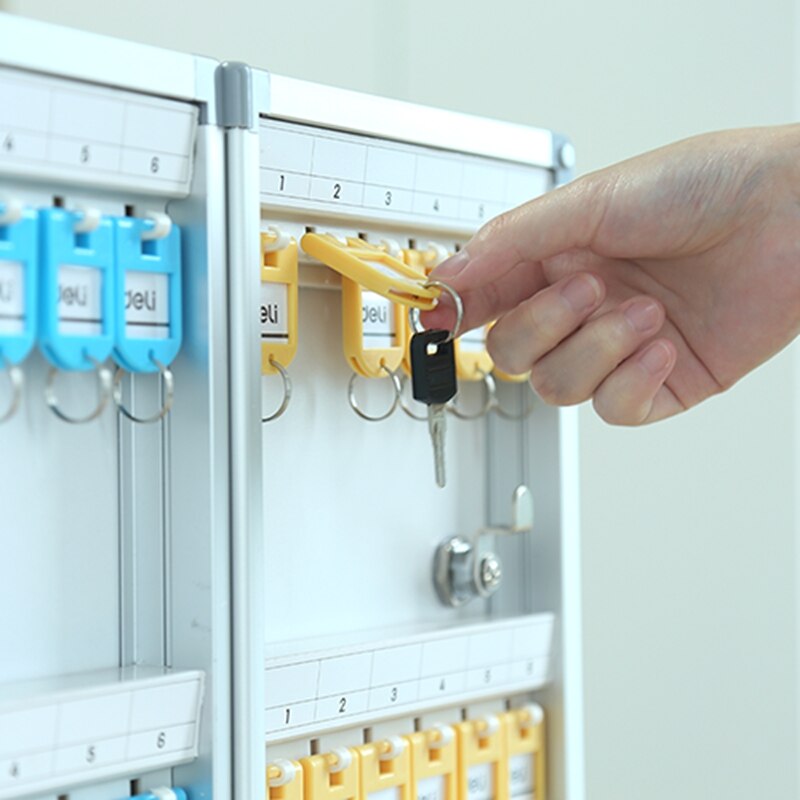 Deli 50800 Metal Key Management Box 24 Keys Alumin... – Grandado