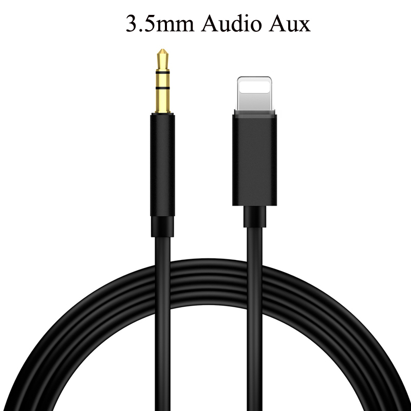 For IPhone Aux Cord for Lightning Male Audio To 3.5mm Audio Stereo Adapter Cable Compatible for Iphone 13 Pro 12 XS XR X 8 7 IOS