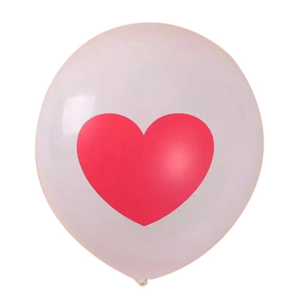 3M Zilveren Sneeuwvlok Vorm Papier Guirlande Kerst Scène Nieuwjaar Decor Frozen Feestartikelen Bruiloft Decoratie: 1PCS Heart Balloon