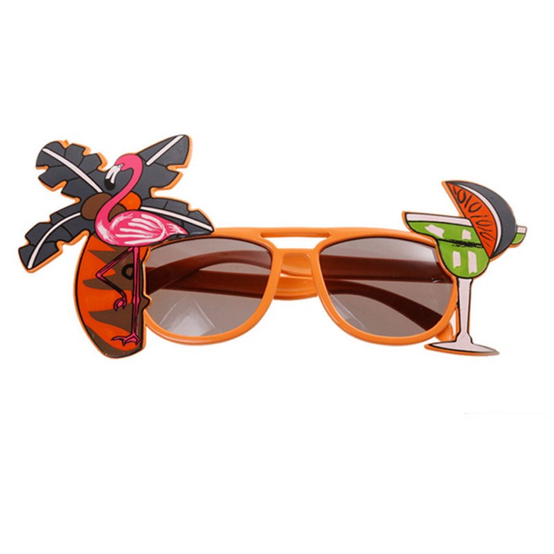 Frauen Cartoon Strand Party Bier Festival Kreative Sonnenbrille Party Dekorationen Flamingo 1PC Lustige Hochzeit Hawaiian Stil Neuheit: 8