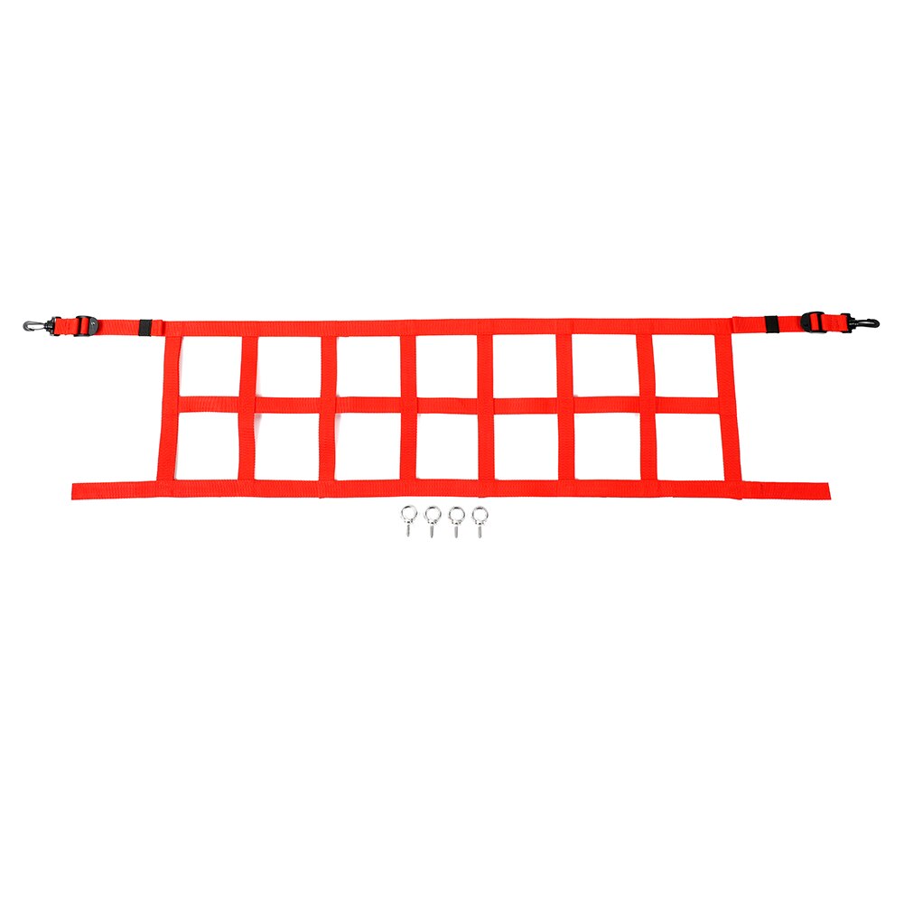 Kofferbak bagagenet afdekking opbergtas organizer voor suzuki jimny + auto interieur kofferbak opbergen opruimen: Rood