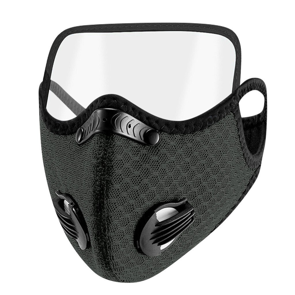 In Voorraad Reizen Accessoires Mond Unisex Katoen Gezicht Print Voor Fietsen Outdoor Wasbare Herbruikbare Tapabocas Gezicht Gezondheidszorg #301: Blauw